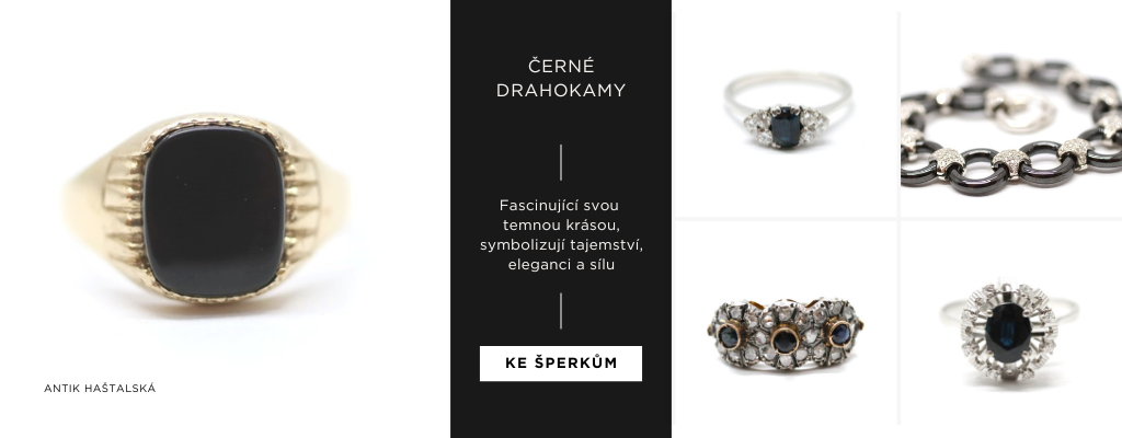 černé drahokamy