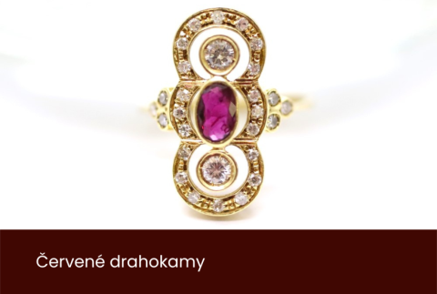 Červené drahokamy – symbol vášně a elegance
