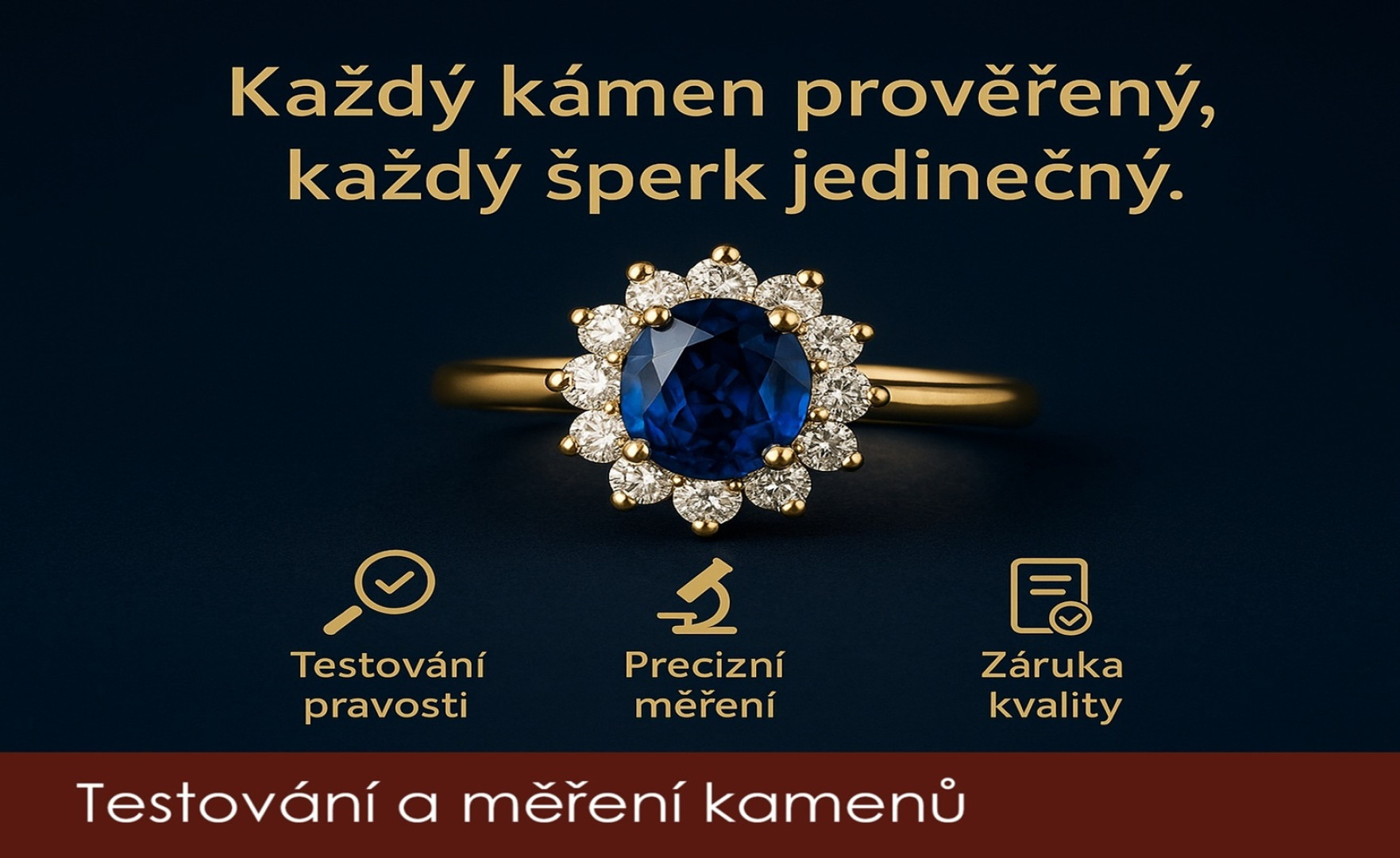 Testování a měření kamenů
